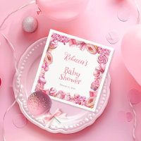 Pink Candy Frame Girl Baby Shower