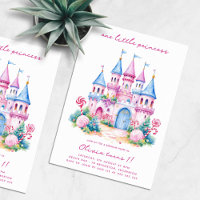 Pink Candyland Castle 1st Birthday Party