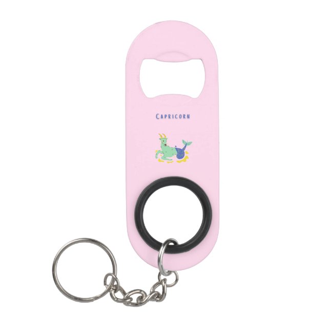 Pink Capricorn, zodiac, star print (Front)