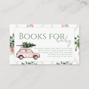 Pink Car Christmas Books for Baby Insert Car 3.5x2