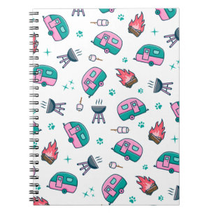 Pink Caravan Adventure Notebook