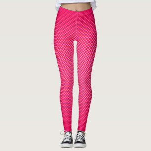 Pink carbon fibre patterned leggings