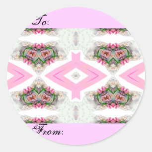 Pink Care_ Classic Round Sticker
