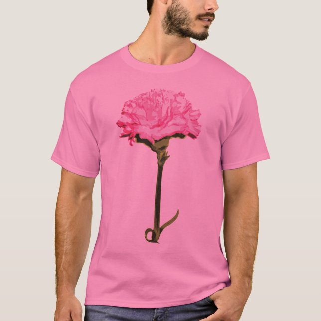 Pink Carnation T-Shirt (Front)