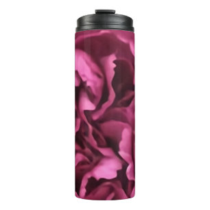 Pink Carnation Thermal Tumbler