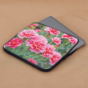 Pink Carnations Laptop Sleeve