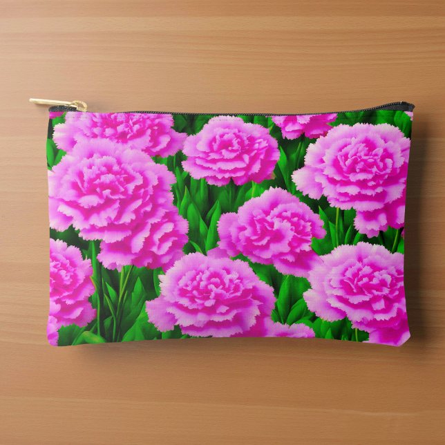 Pink Carnations Pouch (Creator Uploaded)