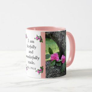 Pink Carnations Psalm Mug