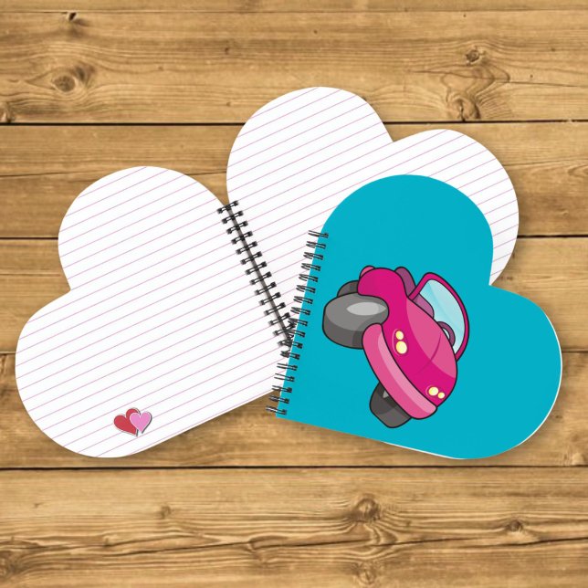 Pink Cartoon Car Notebook (Creator Uploaded)