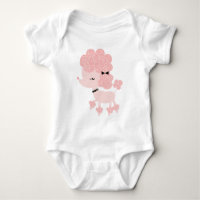 Pink Cartoon French Poodle