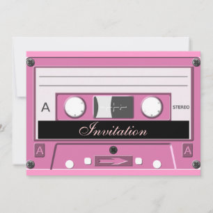 Pink Cassette_ Invitation