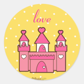 Pink Castle Stickers