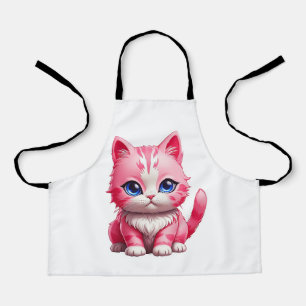 Pink Cat Apron