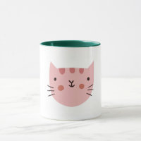 Pink Cat Cute Funny