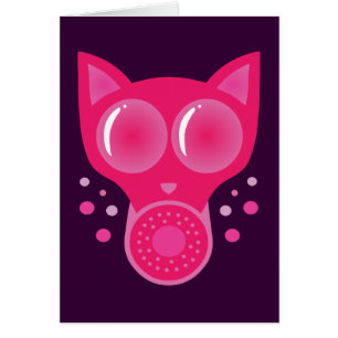 Pink Cat Gas Mask
