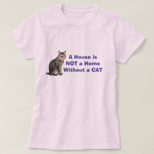 Pink Cat Home Personalised T-shirt