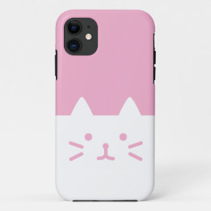 pink cat iphone case