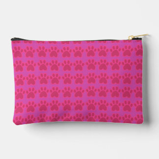 pink cat paw accessory pouch