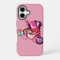Pink cat rider