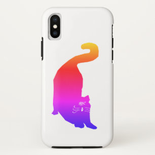Pink cat silouthe Case-Mate iPhone case