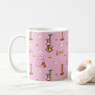 Pink Cat Toys Pattern That Cat Life Mug