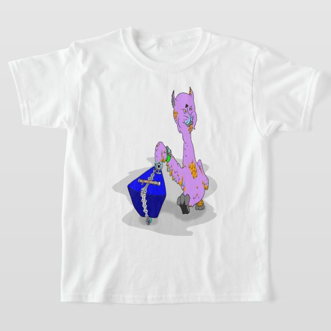 Pink Cat Tripping T-Shirt (Laydown)