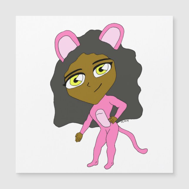 pink catgirl       (Front)