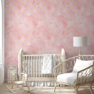 Pink Celestial Textured Wallpaper