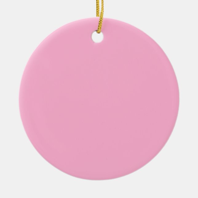 Pink Ceramic Tree Decoration (Front)