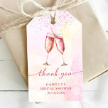 Pink Champagne Bridal Shower Gift Tags<br><div class="desc">Pink Champagne Bridal Shower Gift Tags</div>