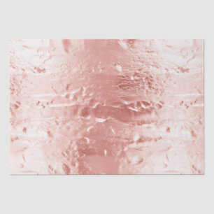 Pink Champagne Rose Glam Wedding Tissue Paper