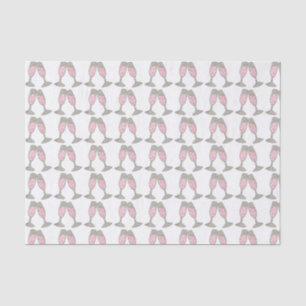 Pink Champagne Wedding Bridal Shower Gift Tissue Paper