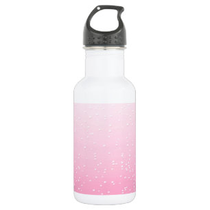 Pink Champagne with Tiny Bubbles Background Art 532 Ml Water Bottle