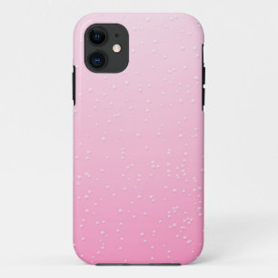 Pink Champagne with Tiny Bubbles Background Art Case-Mate iPhone Case