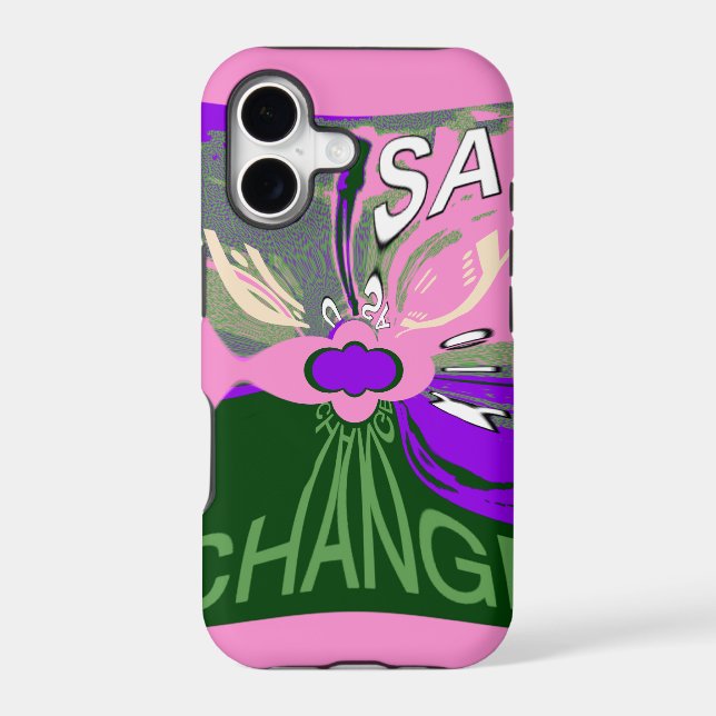 Pink Change  Hillary USA We Are Stronger Together. (Back)