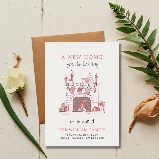 Pink Charm Christmas Stockings A New Home Moving Announcement (Creator Uploaded)