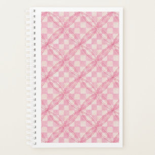 PINK CHECK QUILT 5.5x8.5 Planner / Calendar