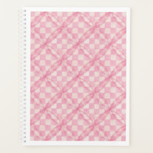 PINK CHECK QUILT 8.5x11 Planner / Calendar