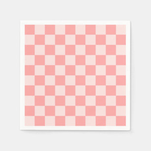 Pink Checkerboard Napkin