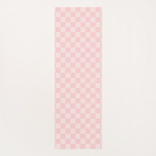 Pink checkerd  yoga mat