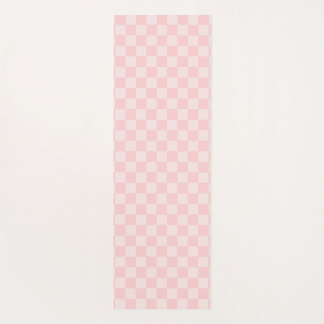 Pink checkerd  yoga mat