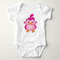 Pink Cheeky Bird Bodysuit