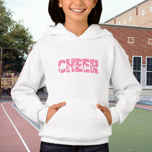Pink Cheer Typography Girl Kids
