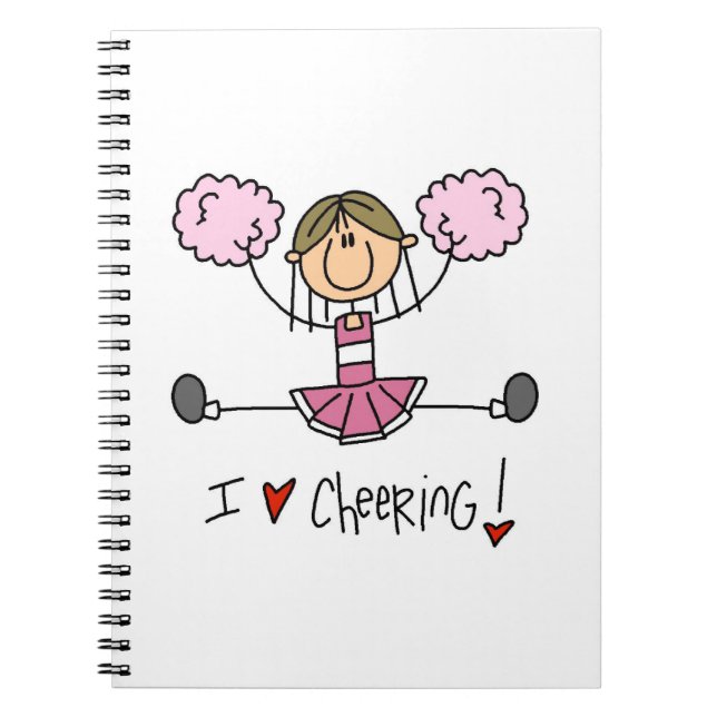 Pink Cheerleader Notebook (Front)