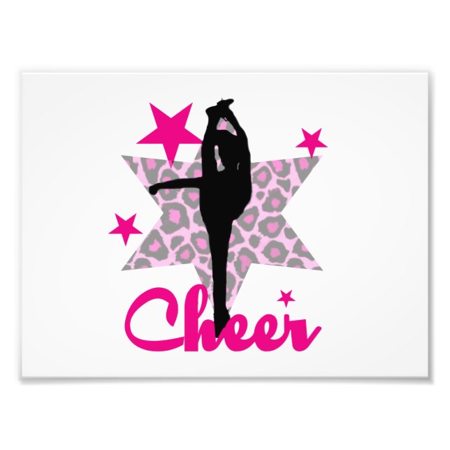 Pink Cheerleader Photo Print (Front)