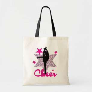 Pink Cheerleader Tote Bag