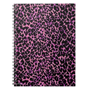 Pink Cheetah Pattern Notebook