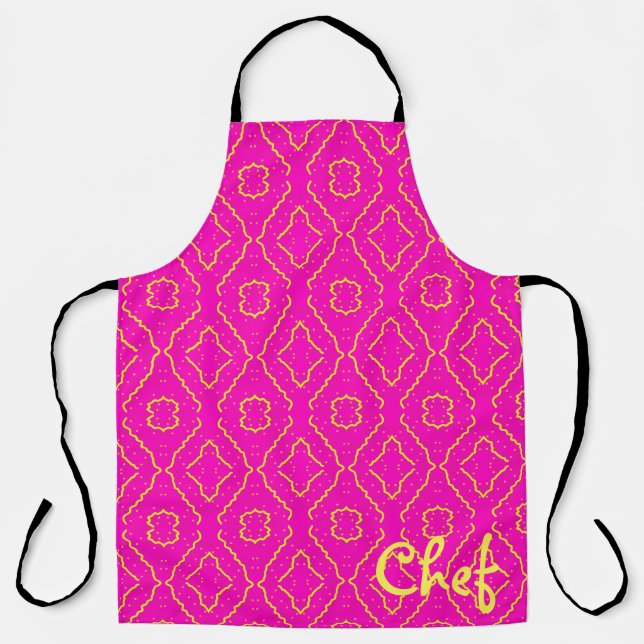 pink chef’s  apron (Front)
