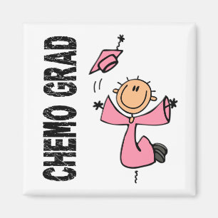 Pink CHEMO GRAD 1 (Breast Cancer) Magnet
