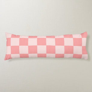 Pink Chequerboard Body Cushion